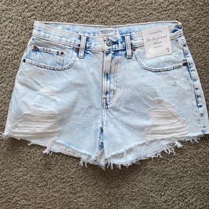 Abercrombie Boyfriend Jean Shorts